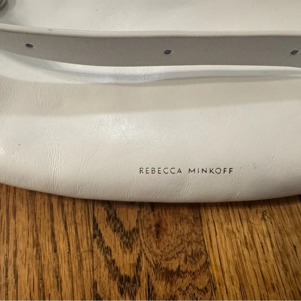 Rebecca Minkoff White Leather Belt Bag Crossbody - Picture 6 of 12